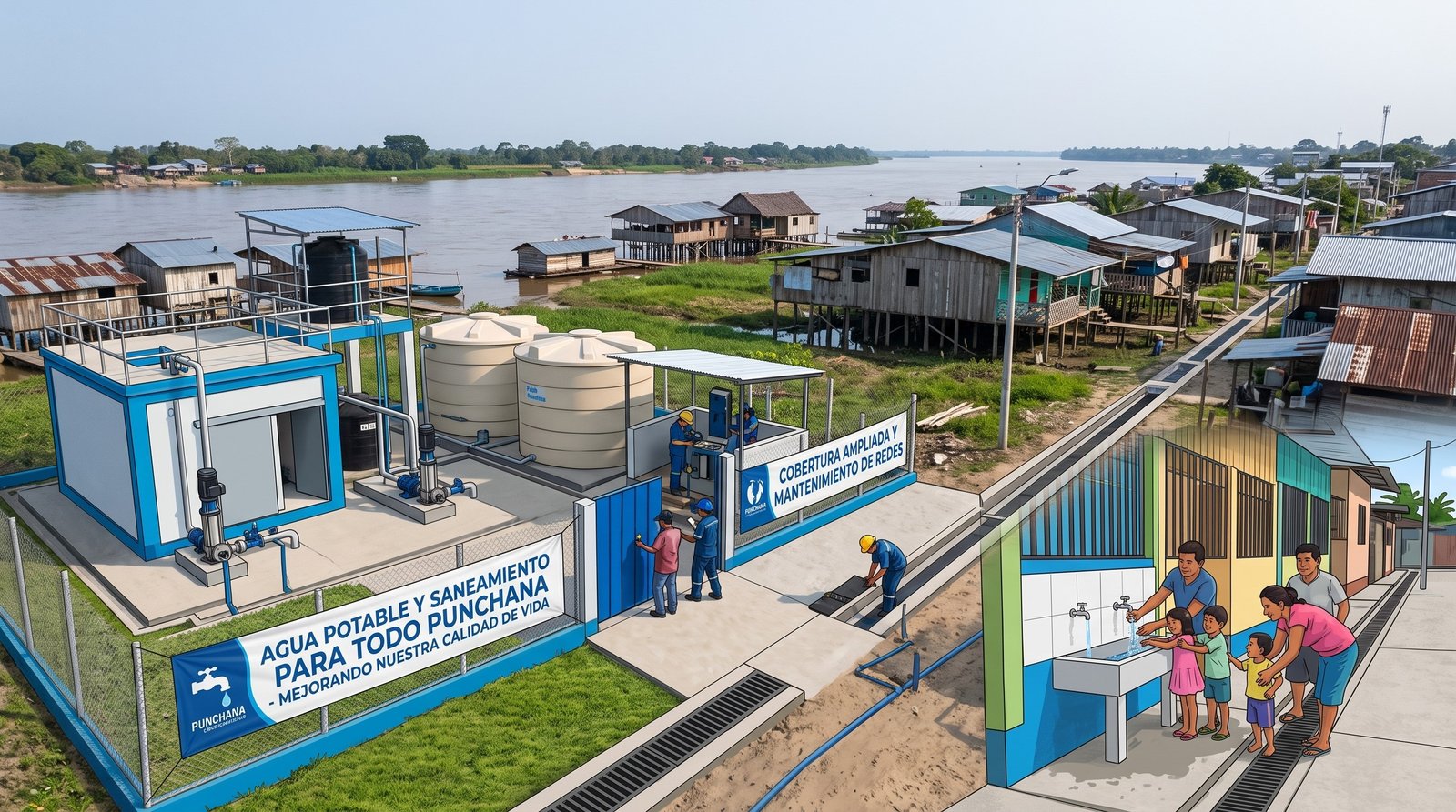Agua, saneamiento y servicios básicos